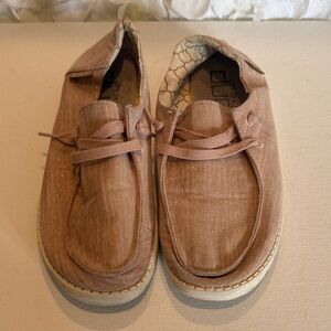 Hey Dude Women's Slip-On Loafers in Light Pink